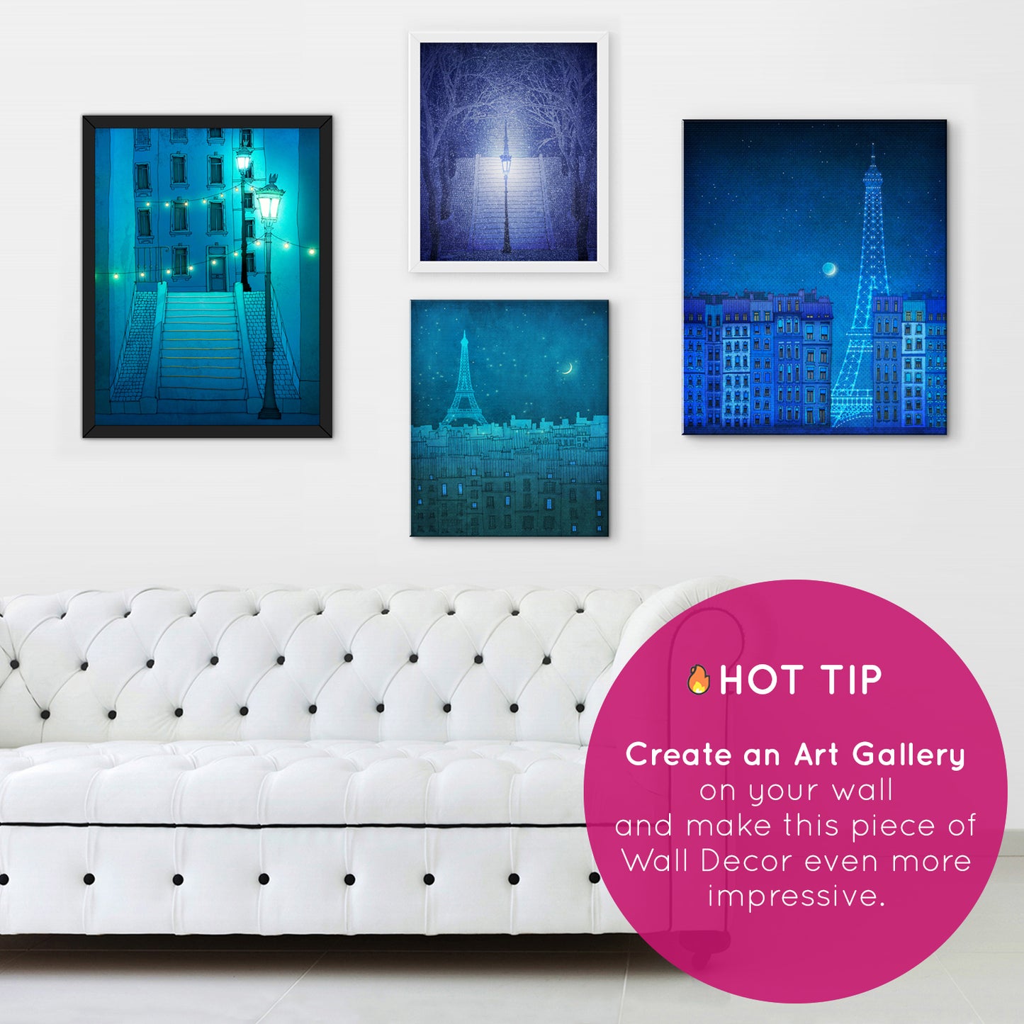 In an old house in Paris - Canvas Art Print