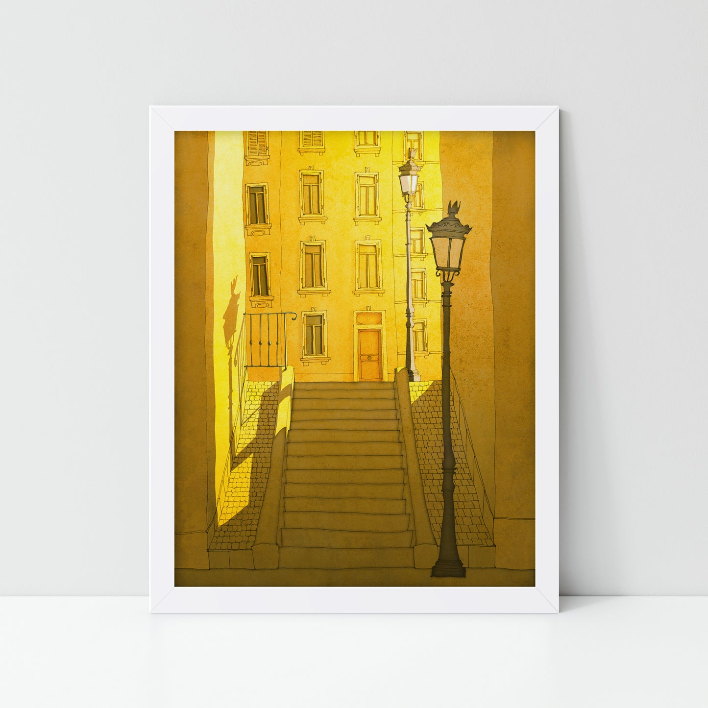 Morning shine - Framed Art Print