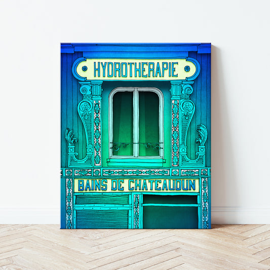 Hydrotherapie - Canvas Art Print