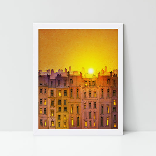 Sunrise - Framed Art Print