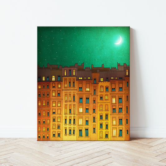 Midnight in Paris - Canvas Art Print