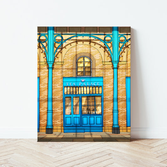London, Tea Palace (daylight) - Canvas Art Print