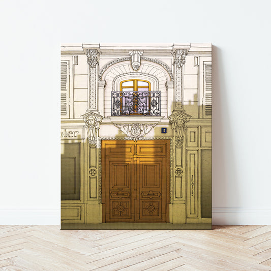 Fight for the light (brown) - Canvas Art Print