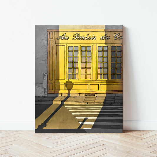 Au Parloir du Colombier - Canvas Art Print