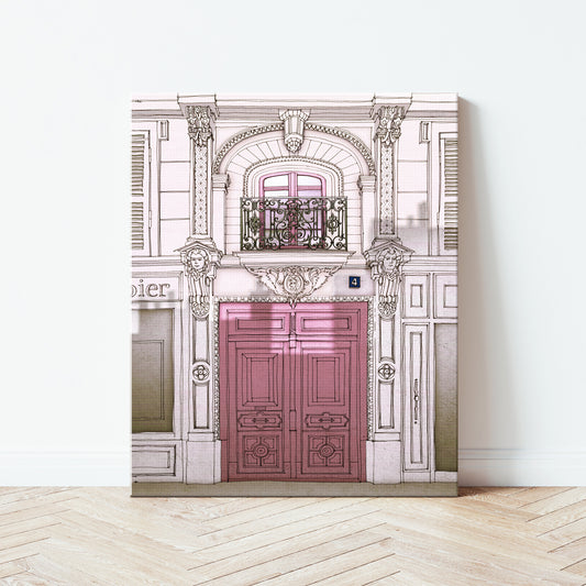 Fight for the light (rose) - Canvas Art Print