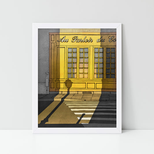 Au Parloir du Colombier - Framed Art Print