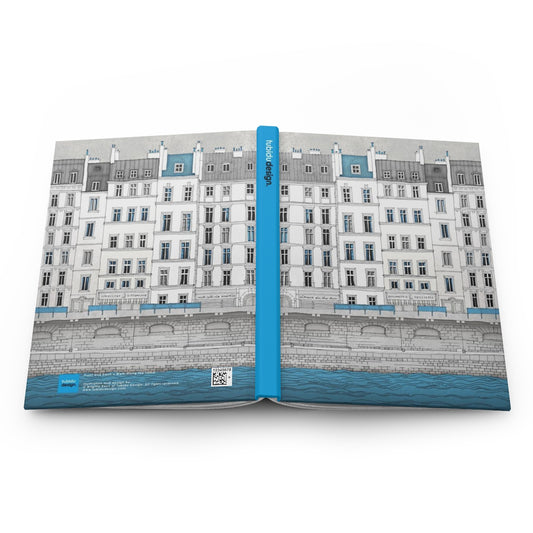 Walk along the Seine (blue) - Paris Art Journal No.25