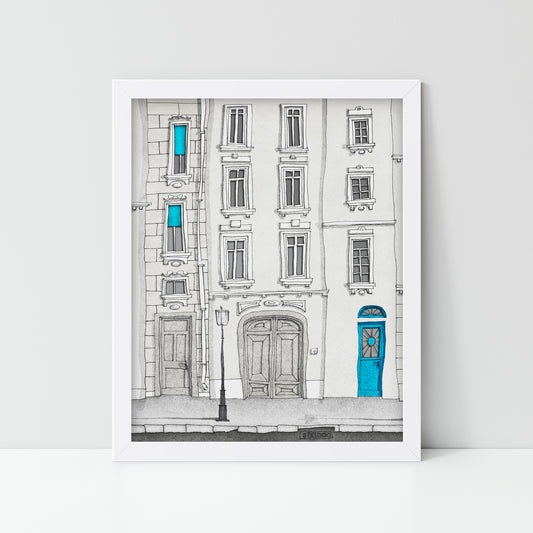 The magic door - Framed Art Print