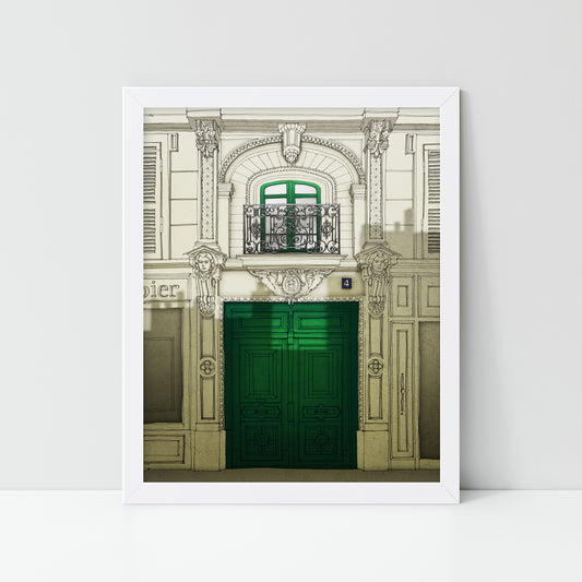 Fight for the light (green) - Framed Art Print