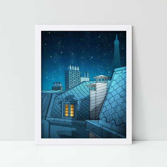 Dreaming a dream - Framed Art Print