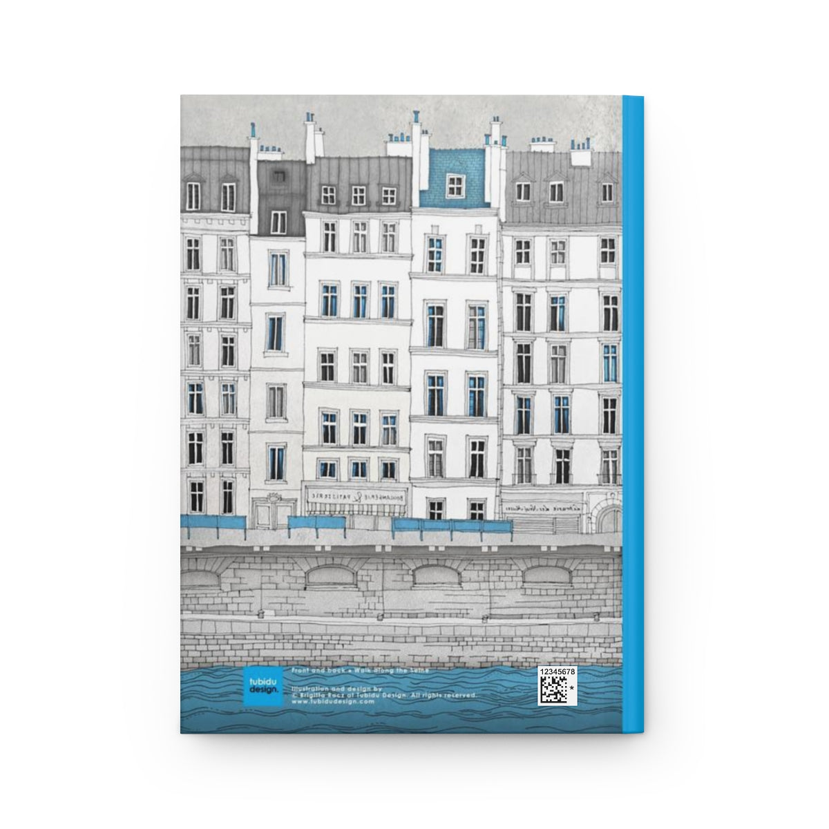 Walk along the Seine (blue) - Paris Art Journal No.25