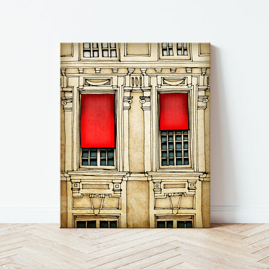 Paris centre - Canvas Art Print