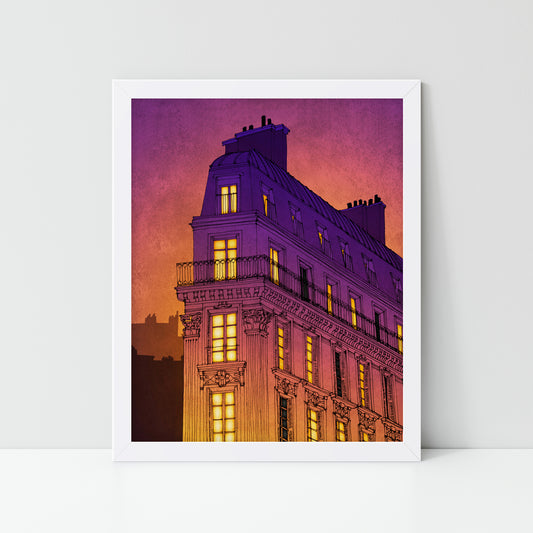 Boulevard de Magenta - Framed Art Print