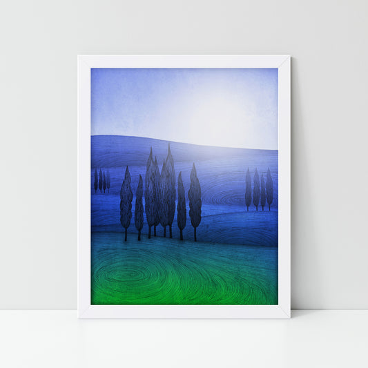 Forgiving darkness - Framed Art Print