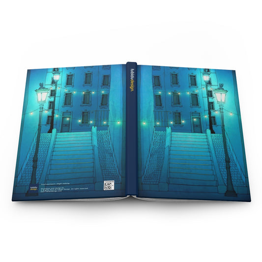 Night walking (blue) - Paris Art Journal No.21