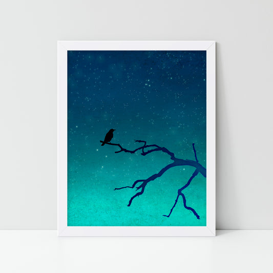 And then only the silence remains... - Framed Art Print