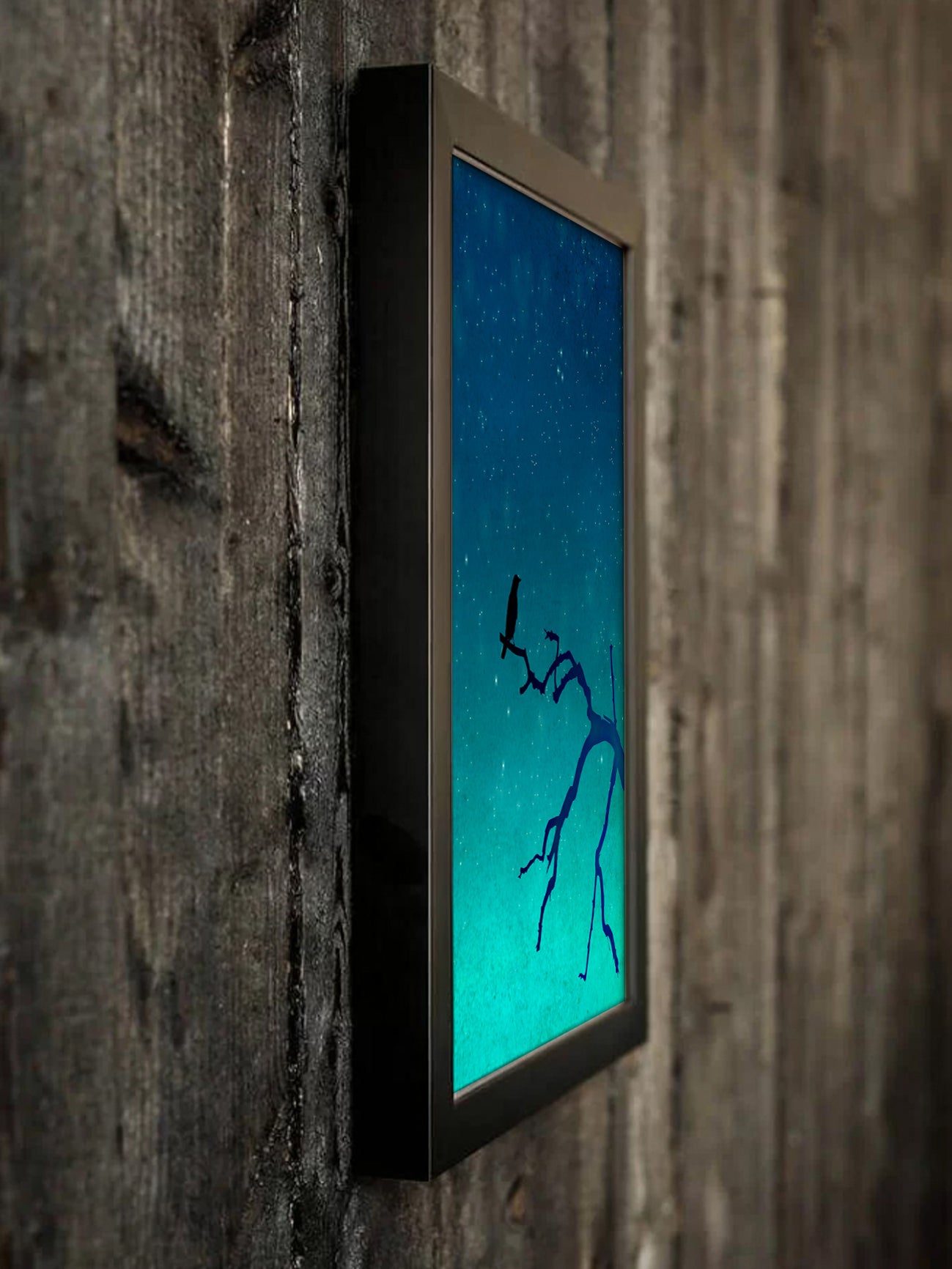 And then only the silence remains... - Framed Art Print