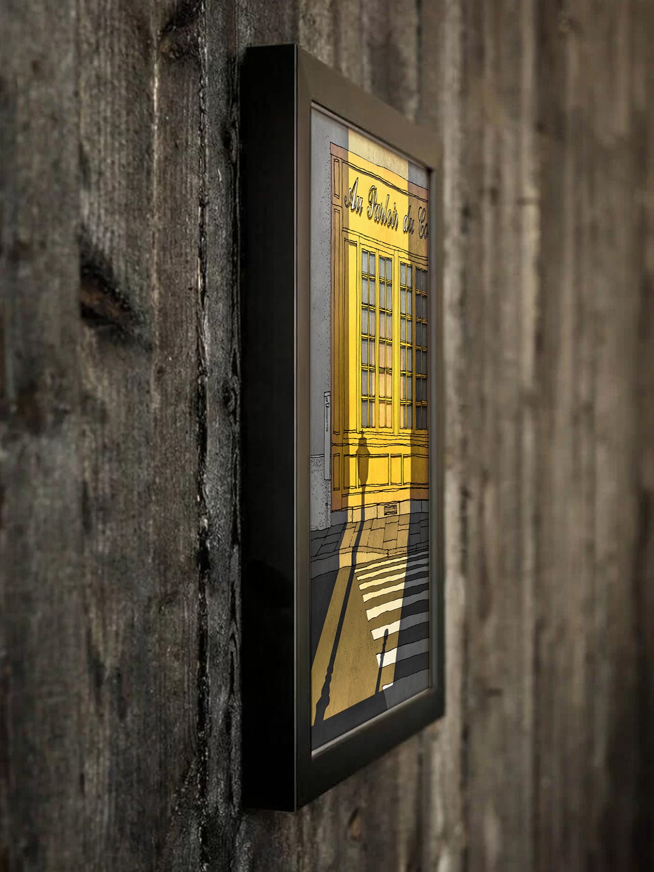 Au Parloir du Colombier - Framed Art Print