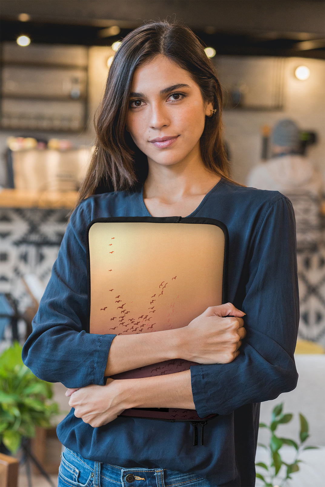 Awakening (brown) - Illustrated Laptop Sleeve