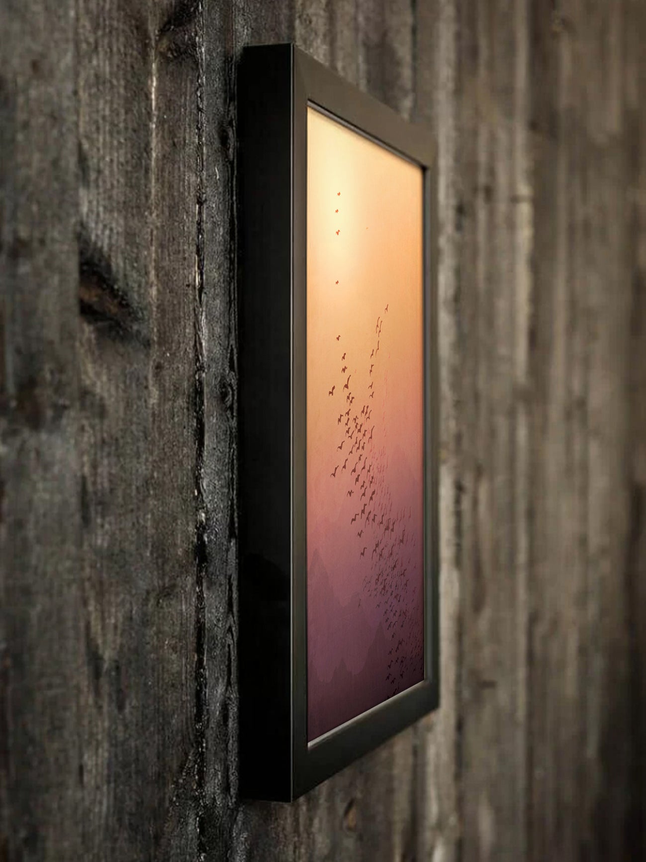 Awakening (brown) - Framed Art Print