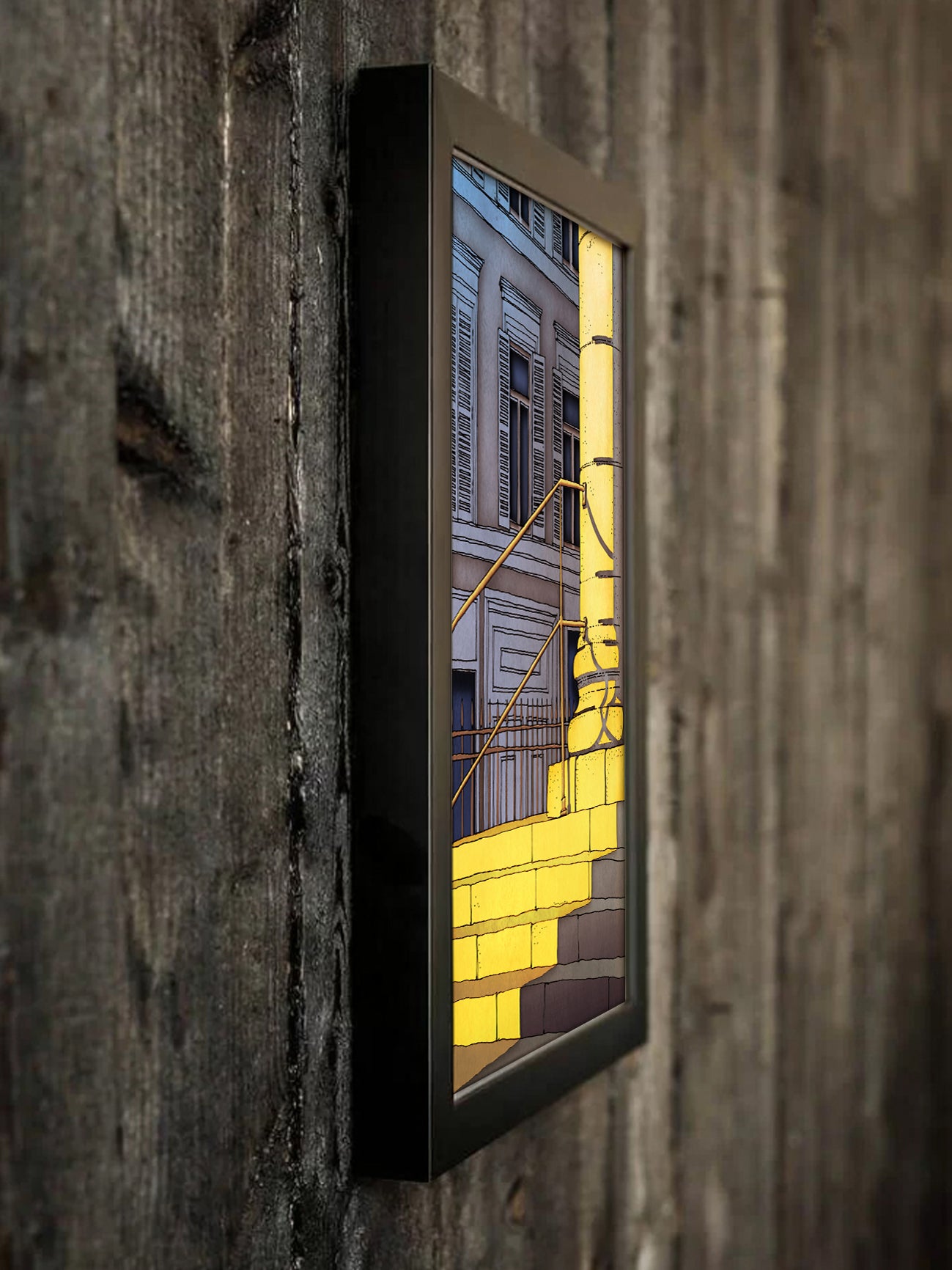 Bonjour Paris - Framed Art Print