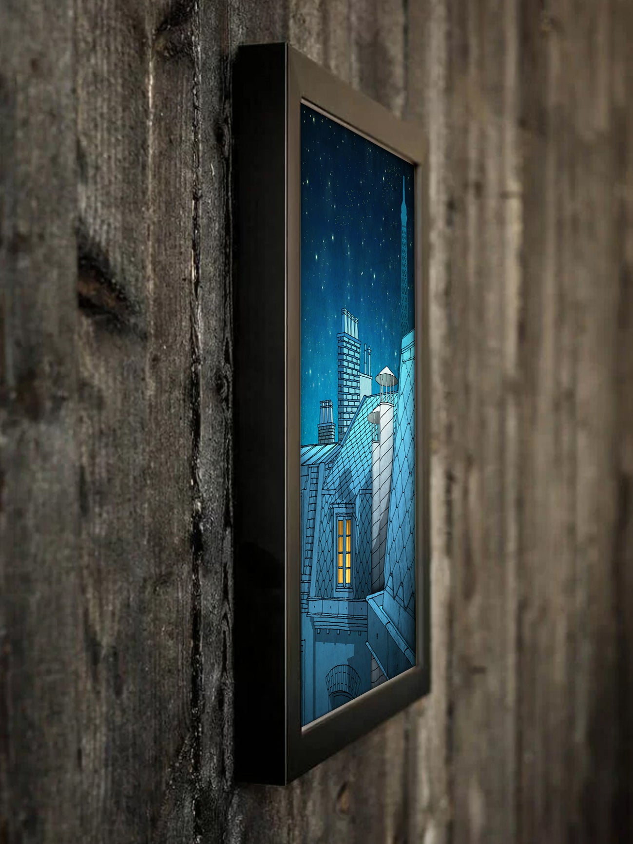 Dreaming a dream - Framed Art Print