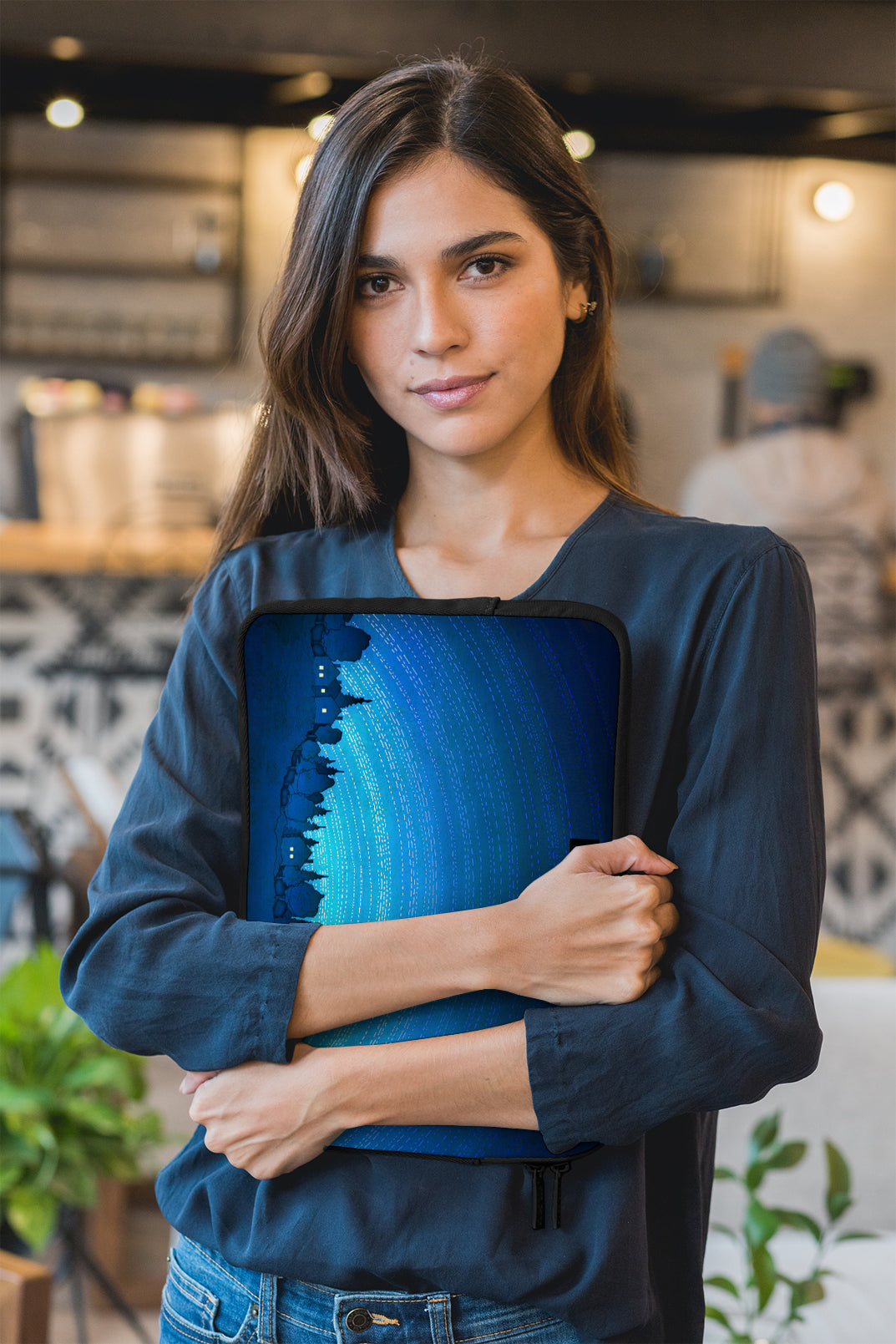 Earth calling - Illustrated Laptop Sleeve