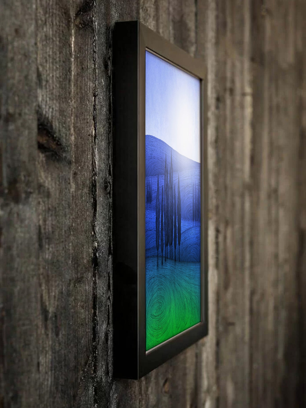 Forgiving darkness - Framed Art Print