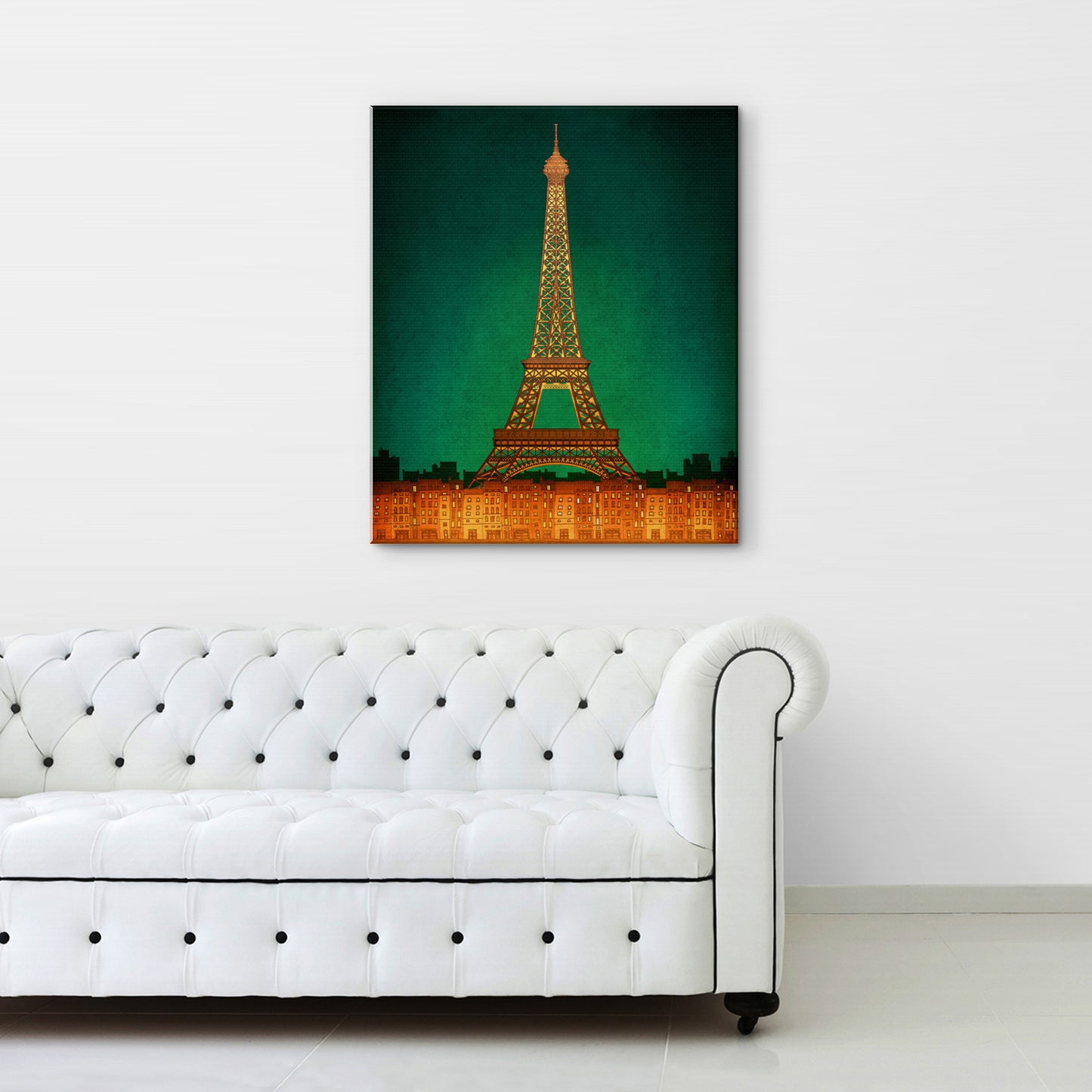 Paris by night - Canvas Art Print