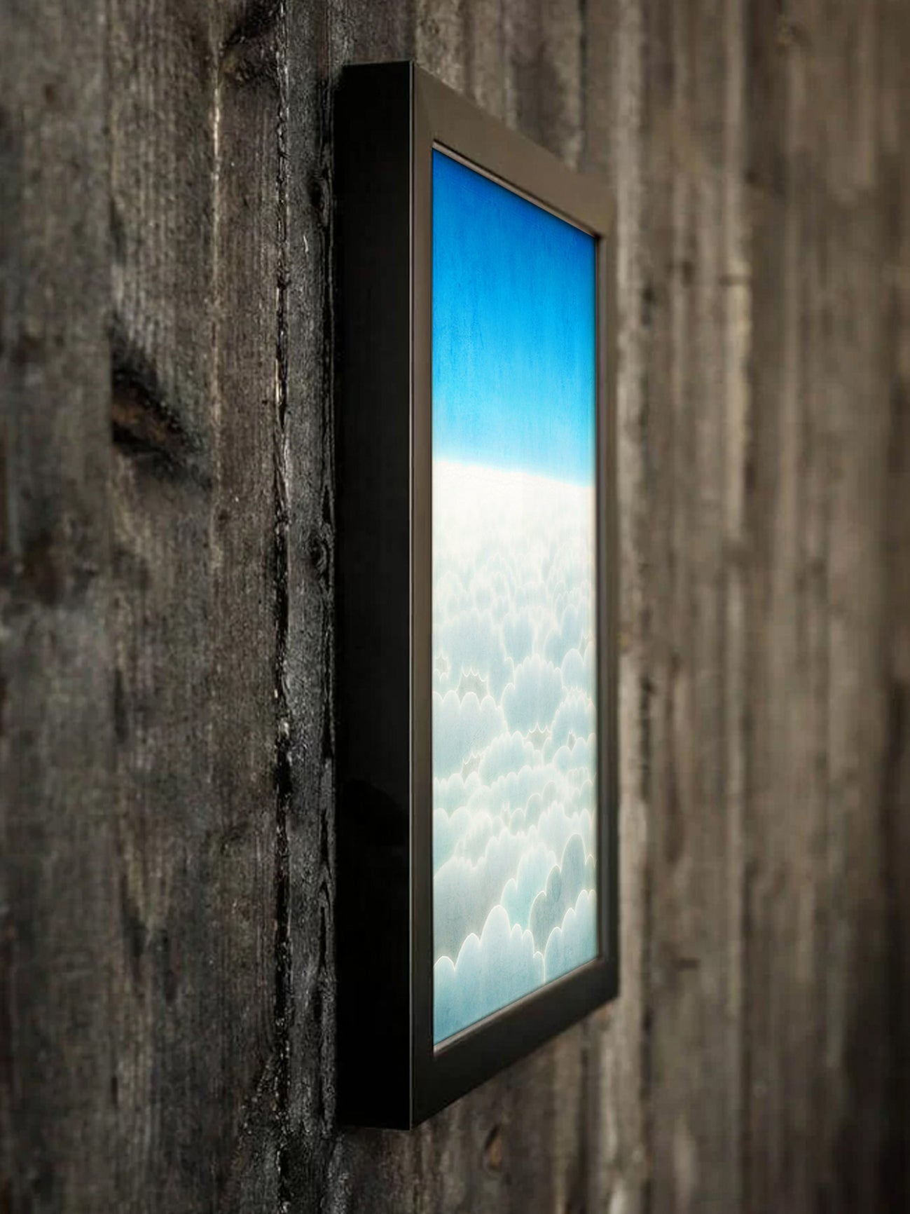 Looking for something - Framed Art Print