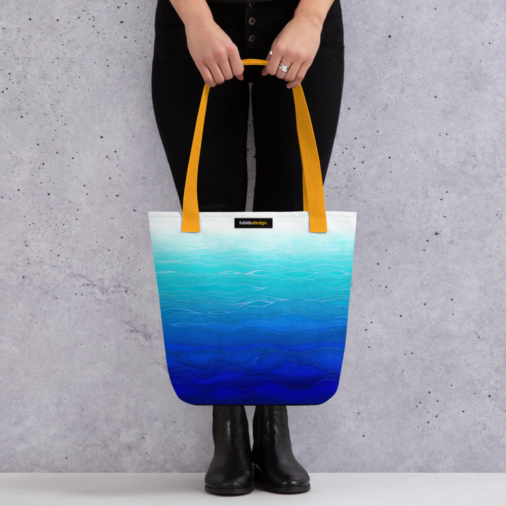 Lonely way - Illustrated Tote bag