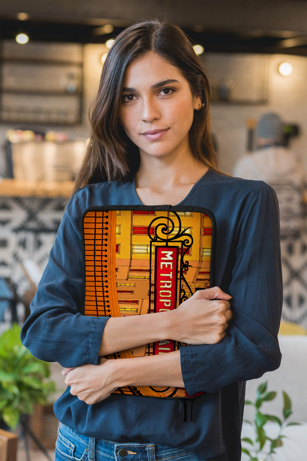 Metropolitain - Illustrated Laptop Sleeve