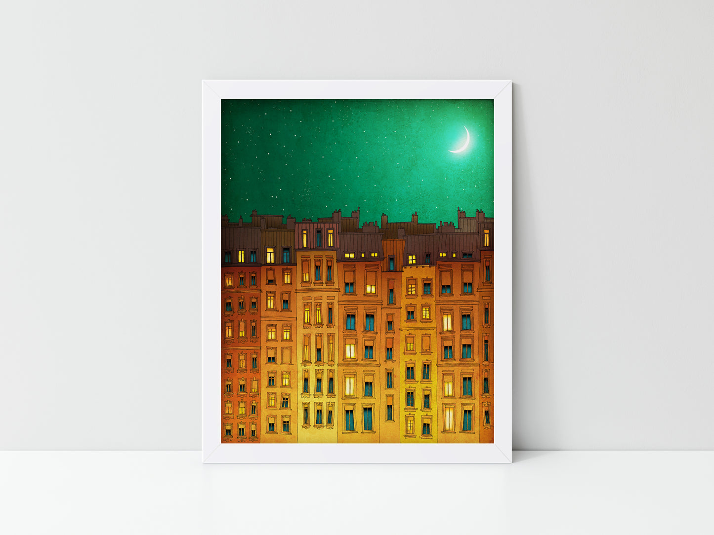 Midnight in Paris - Framed Art Print