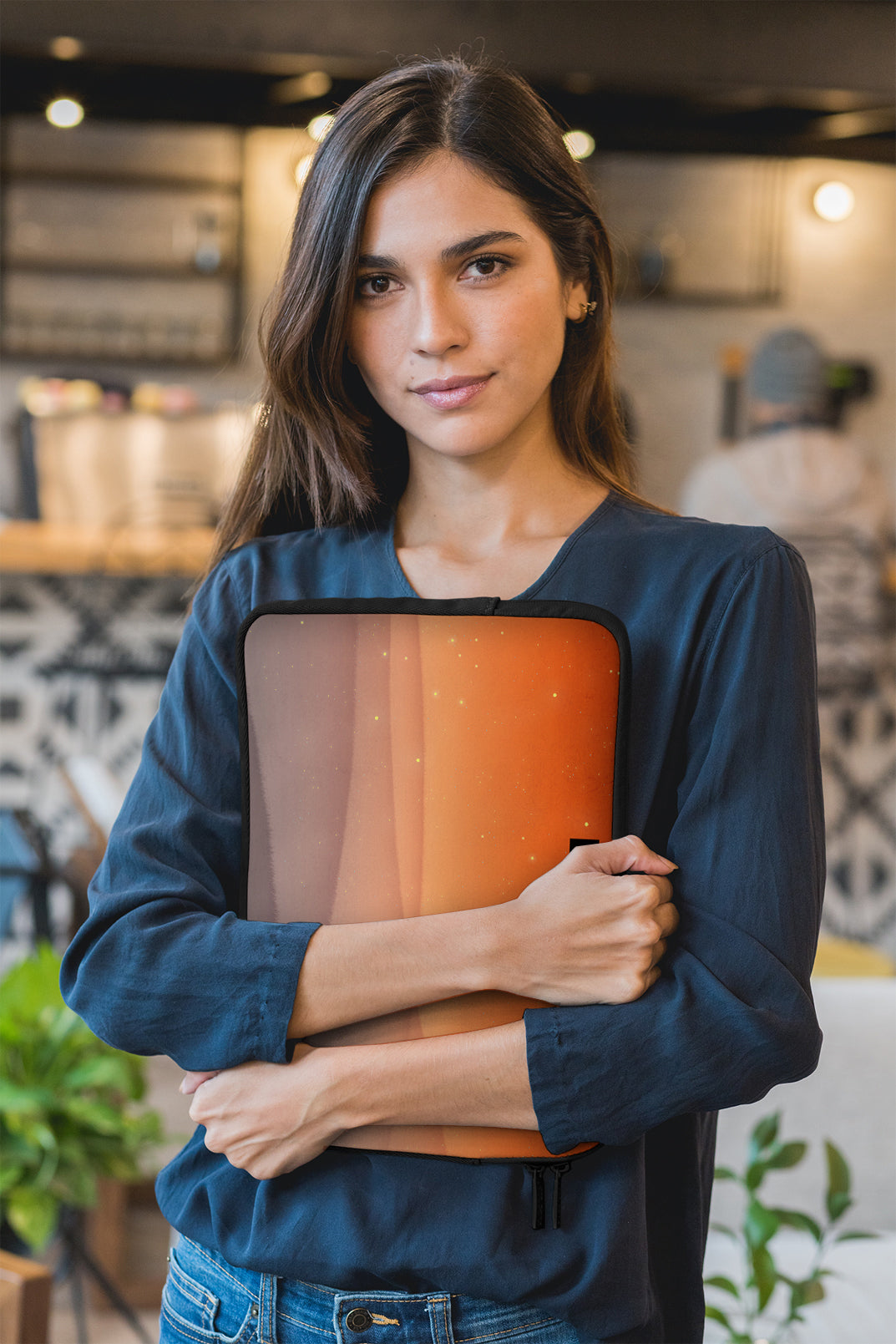 Moonrise (red) - Illustrated Laptop Sleeve