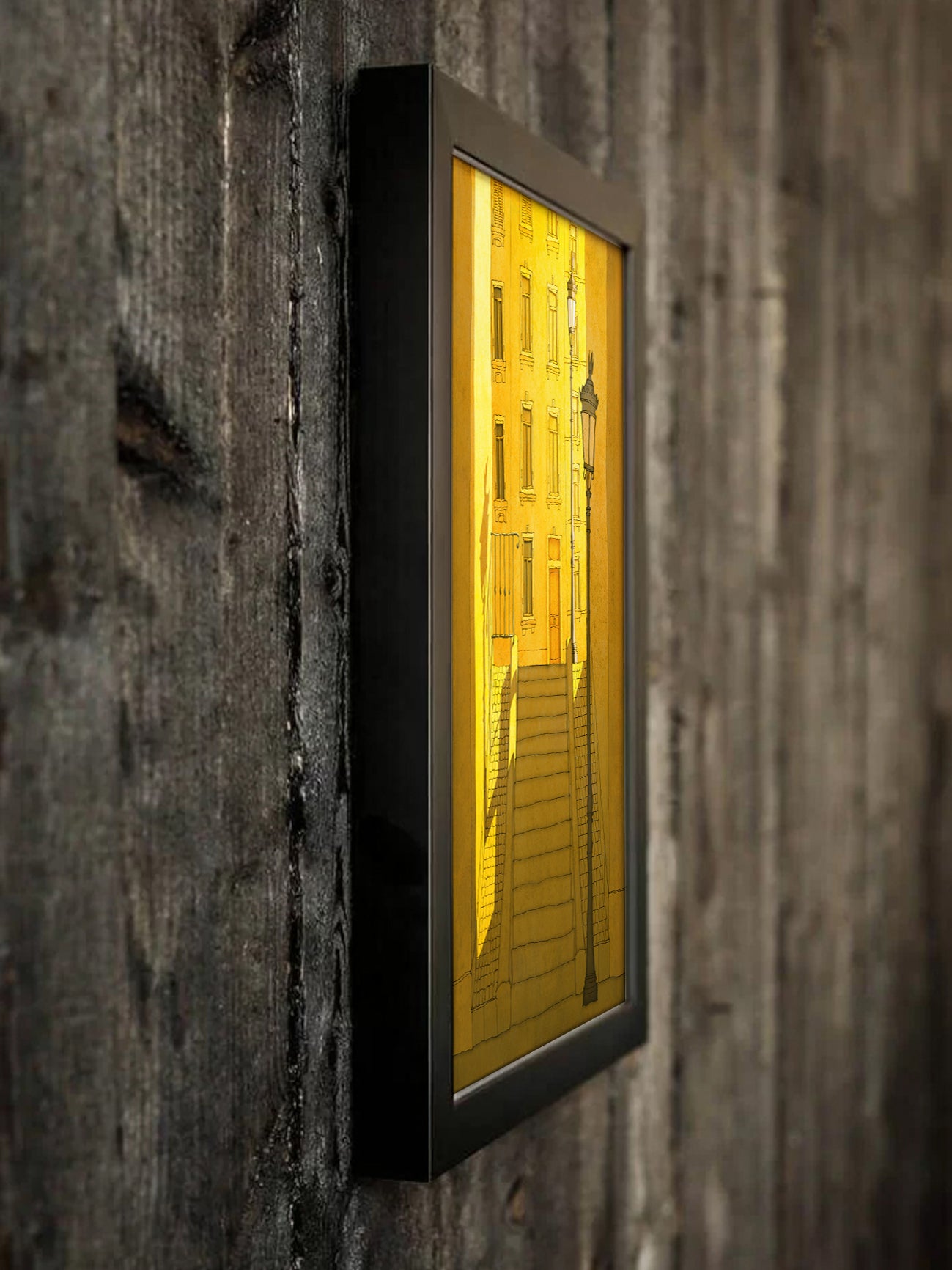 Morning shine - Framed Art Print