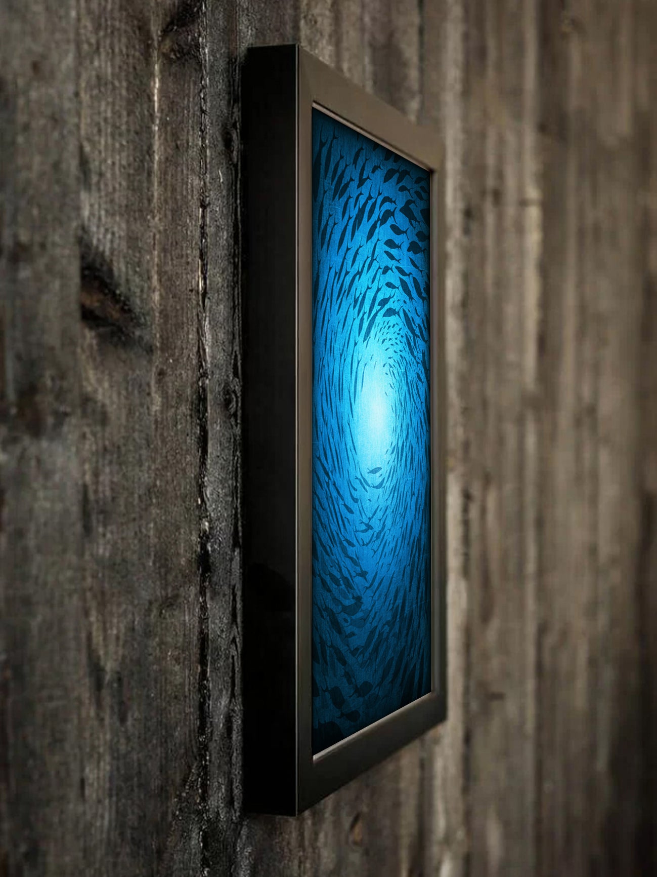 Mysteries of the deep - Framed Art Print