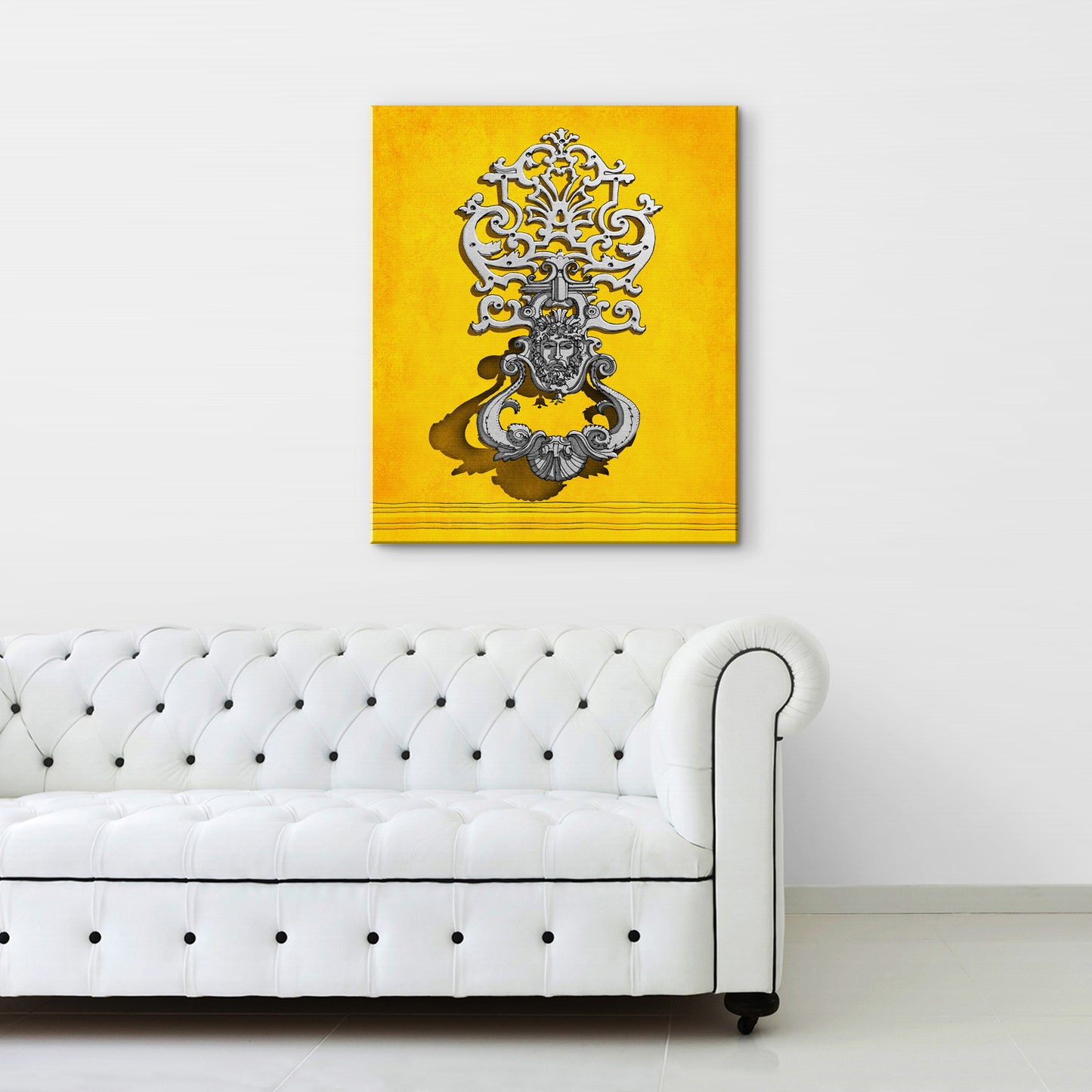 Old door handle - Canvas Art Print