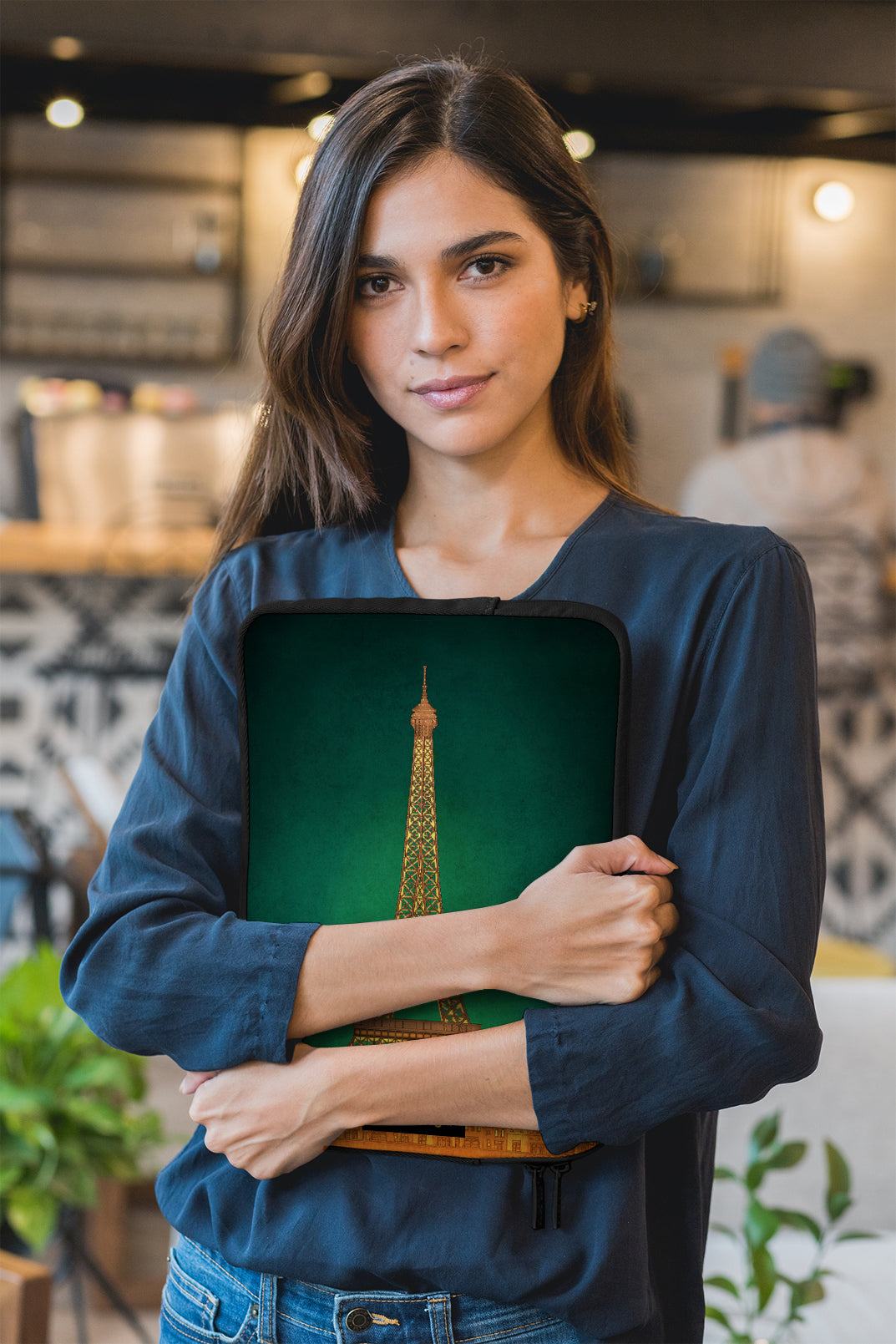 Paris by night - Illustrated Laptop Sleeve