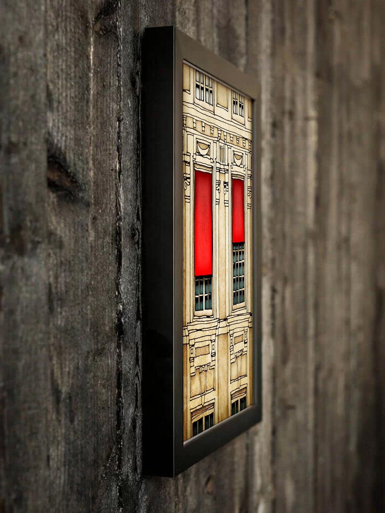 Paris Centre - Framed Art Print