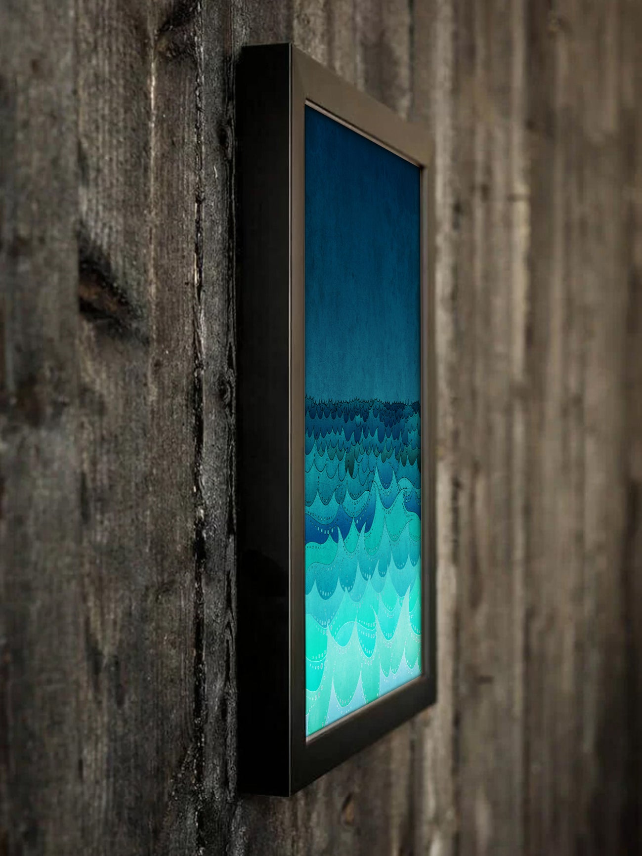 Storm in my soul - Framed Art Print