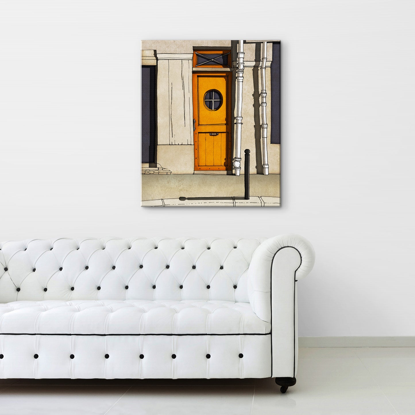 The secret door - Canvas Art Print