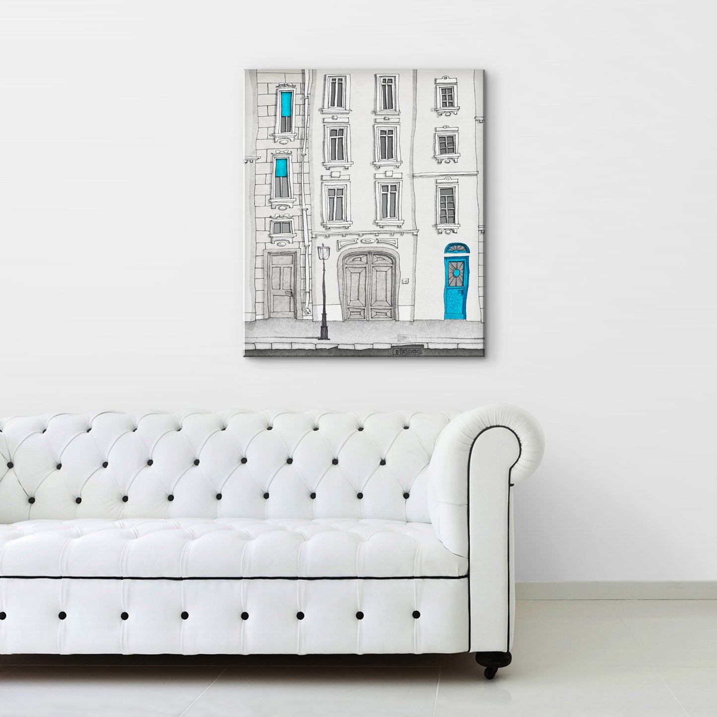 The magic door (vertical) - Canvas Art Print