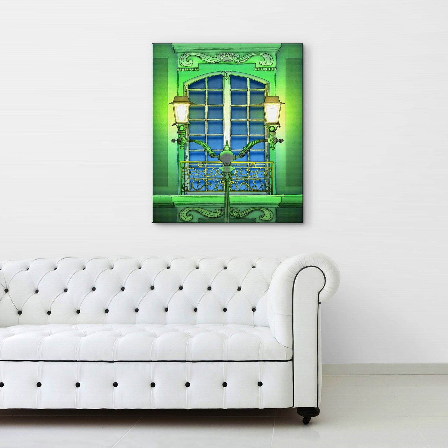 The guardian of the night - Canvas Art Print