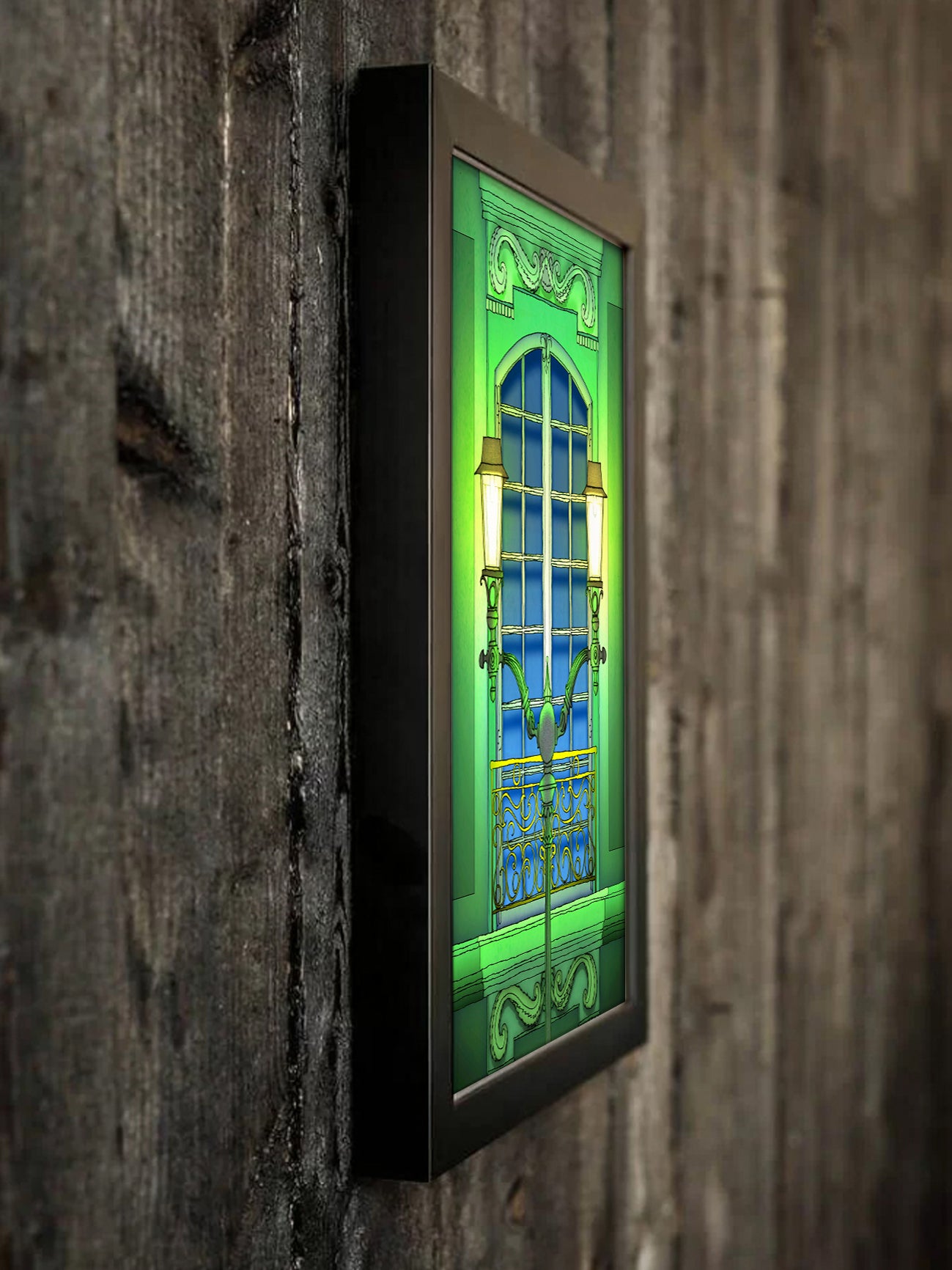 The Guardian of the night - Framed Art Print