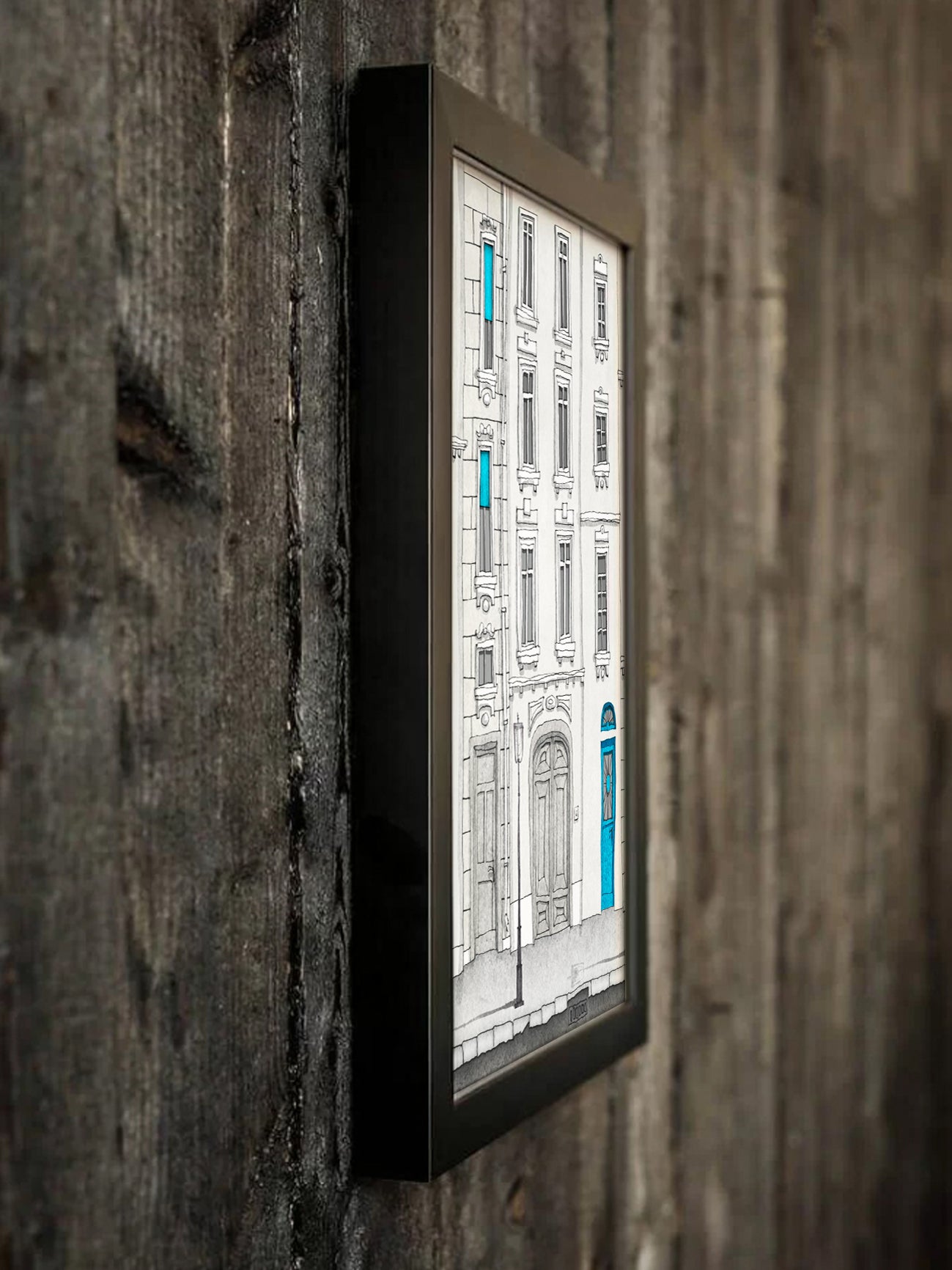 The magic door - Framed Art Print