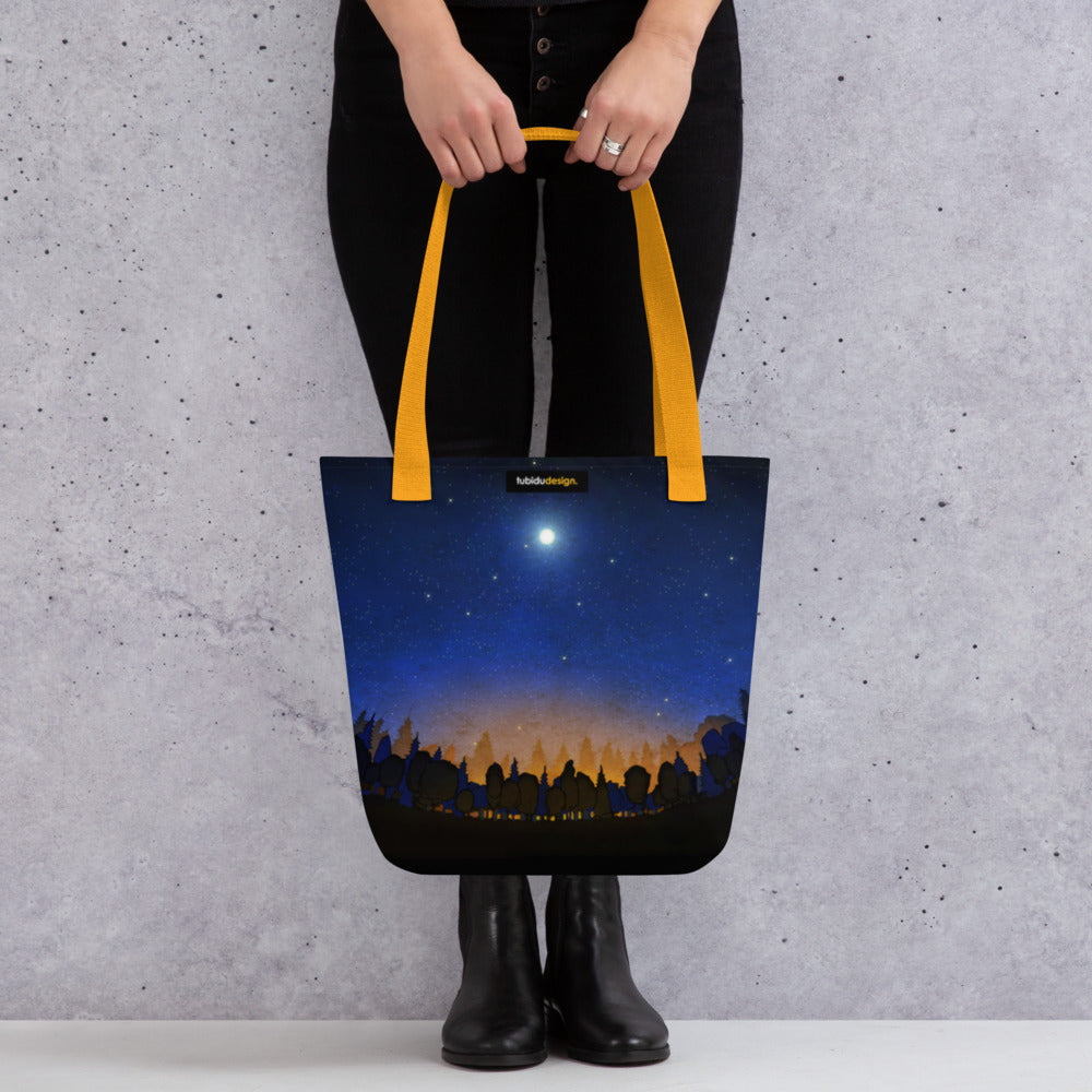 The secret of the night forest - Illustrated Tote bag