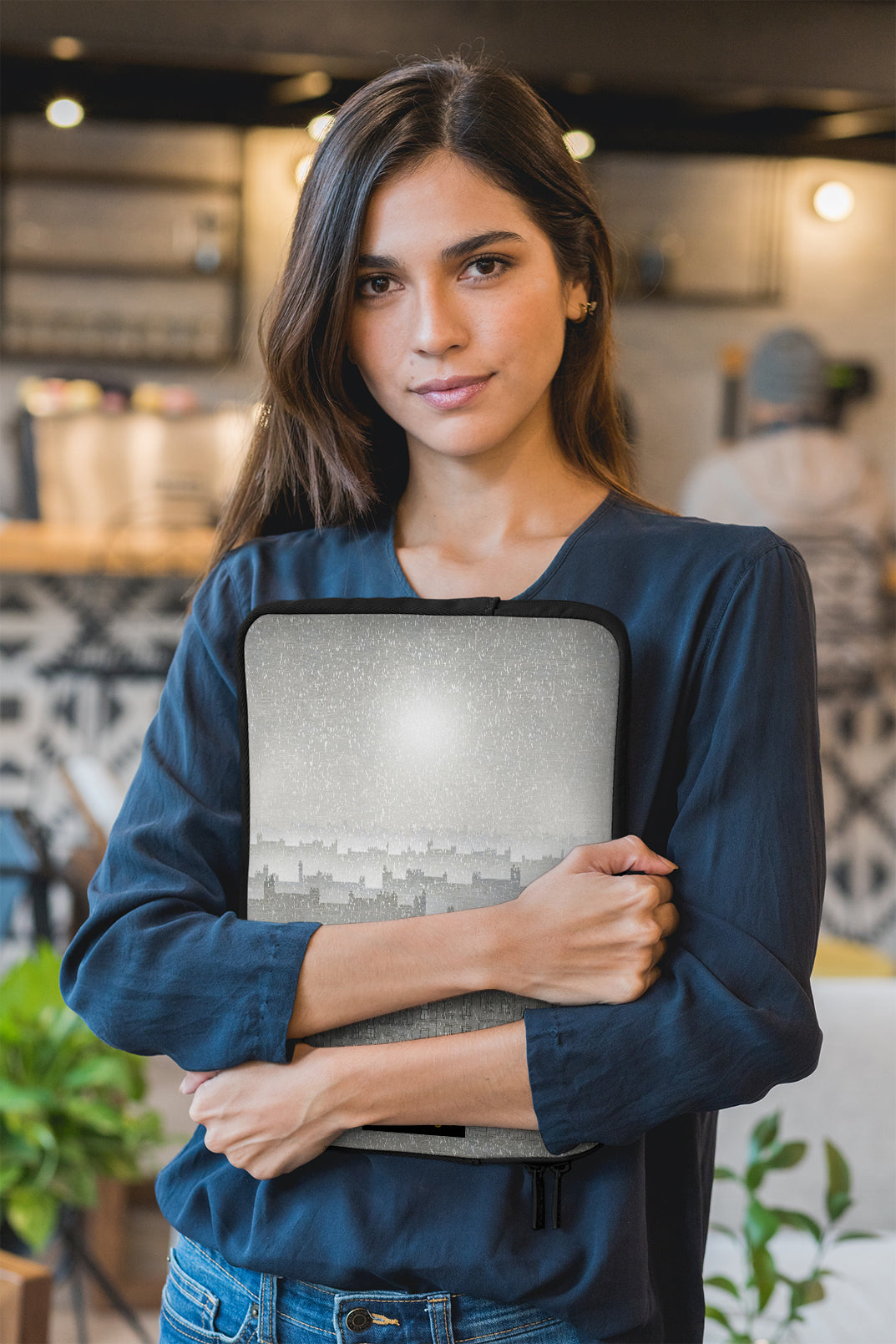 Walking with Angels - Illustrated Laptop Sleeve