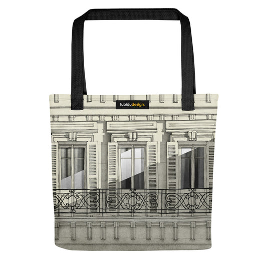Paris balcony - Illustrated Tote bag