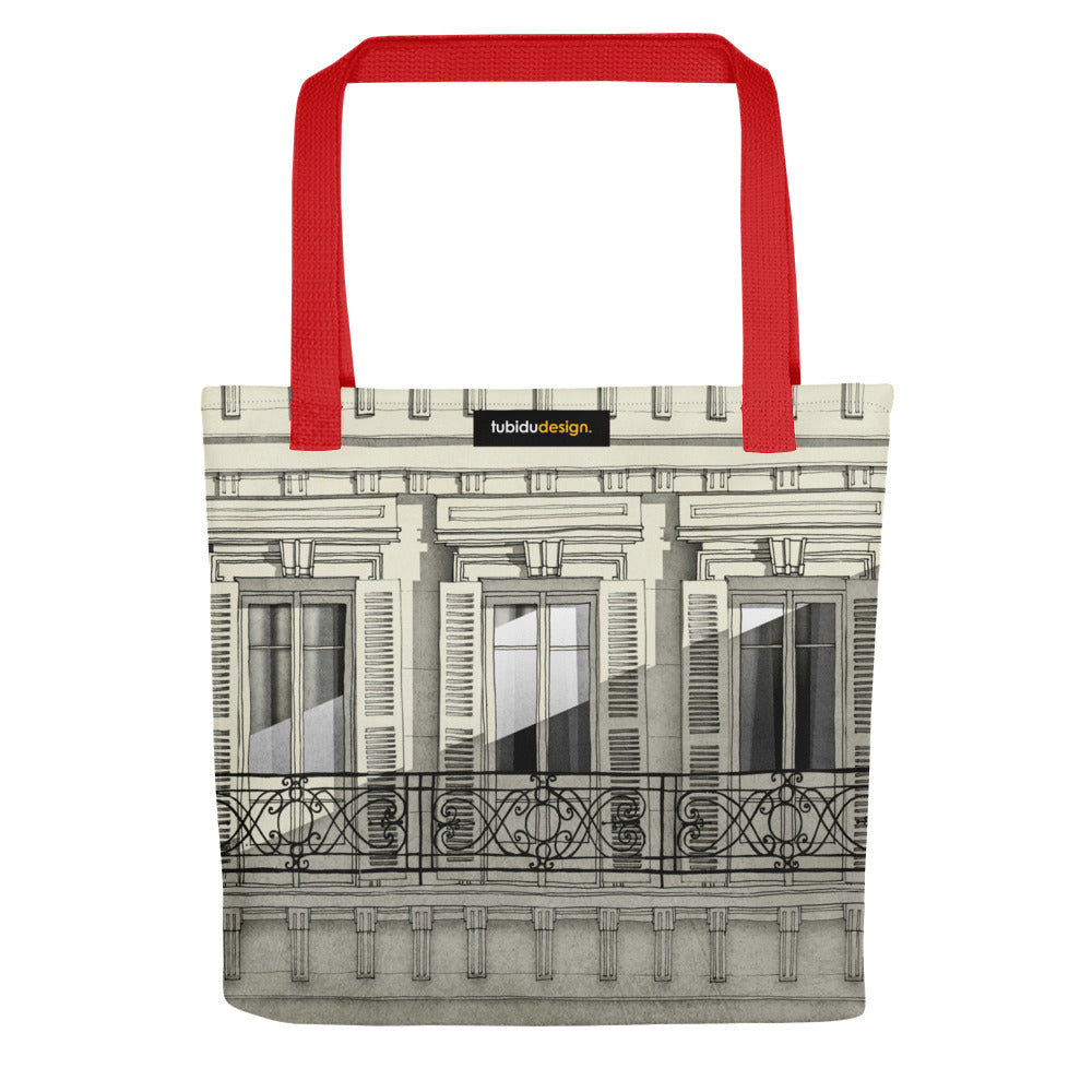 Paris balcony - Illustrated Tote bag