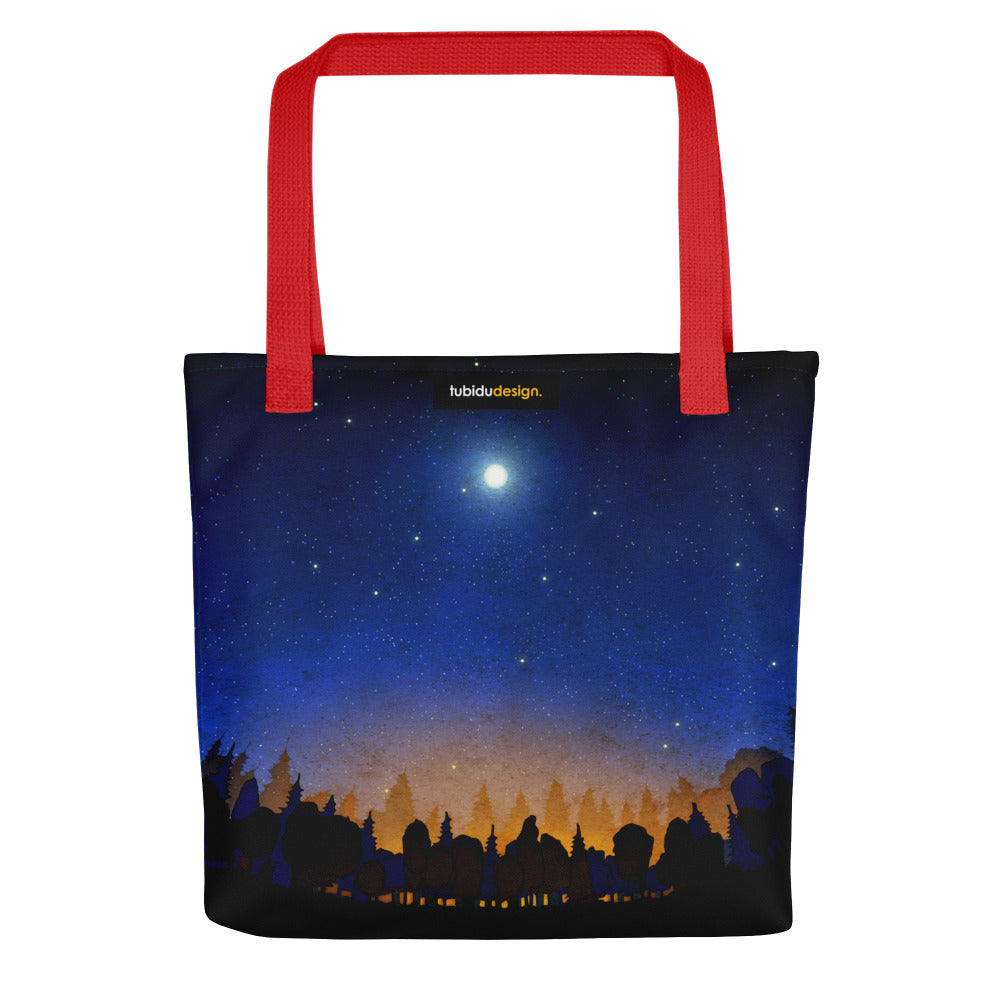 The secret of the night forest - Illustrated Tote bag